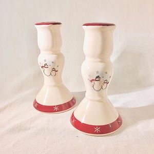 Ceramic candle holders